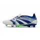 adidas Predator Elite Tongue FG Blanc Bleu Vert