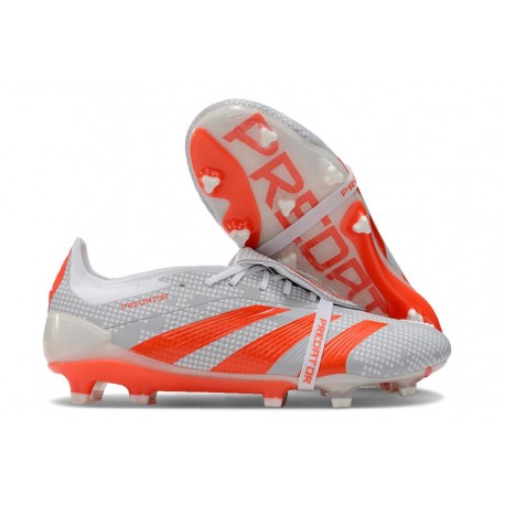 adidas Predator Elite Tongue FG Gris Rouge