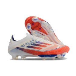 adidas F50+ Elite FG Advancement - Blanc Rouge Bleu