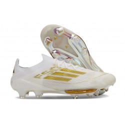 adidas F50+ Elite FG Day Spark - Blanc Doré