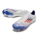 adidas F50+ Elite FG Advancement - Blanc Bleu Rouge 