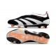 adidas Predator Elite Laceless FG Noir Blanc Orange