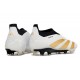 adidas Predator Elite Laceless FG Blanc Or