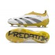 adidas Predator Elite Laceless FG Blanc Or Argent