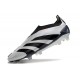 adidas Predator Elite Laceless FG Argent Noir