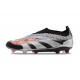 adidas Predator Elite Laceless FG Noir Argent Rouge