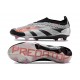 adidas Predator Elite Laceless FG Noir Argent Rouge