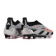 adidas Predator Elite Laceless FG Noir Argent Rouge