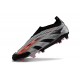 adidas Predator Elite Laceless FG Noir Argent Rouge