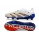 adidas Predator Elite Laceless FG Blanc Gris