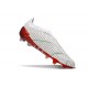 adidas Predator Elite Laceless FG Blanc Gris