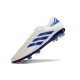 adidas Copa Pure II + Elite FG Cuir Blanc Ftwr Bleu Lucide Rouge Solaire