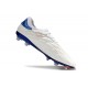 adidas Copa Pure II + Elite FG Cuir Blanc Ftwr Bleu Lucide Rouge Solaire