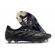 Chaussure adidas Copa Pure II + Elite FG Cuir Noir Carbone Or Métallique