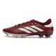 Chaussure adidas Copa Pure II + Elite FG Cuir Rouge Ombre Blanc Jaune Solaire Equipe