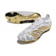 Chaussure adidas Predator Elite FG Blanc Or Gris