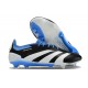 Chaussure adidas Predator Elite FG Noir Blanc Bleu