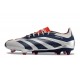 Chaussure adidas Predator Elite FG Argent Noir Rouge