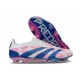 Chaussure adidas Predator Elite FG Blanc Rose Bleu