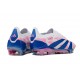 Chaussure adidas Predator Elite FG Blanc Rose Bleu