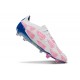 Chaussure adidas Predator Elite FG Blanc Rose Bleu