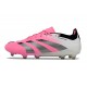 Chaussure adidas Predator Elite FG Rose Blanc Noir