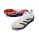 Chaussure adidas Predator Elite FG Blanc Gris Bleu Rouge