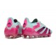 Chaussure adidas Predator Elite FG Bleu Très Pâle Rose Lucide Jaune Semi Solaire