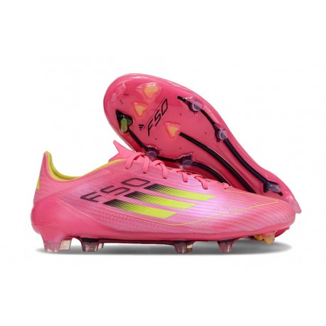 adidas F50 Elite FG Rose Jaune