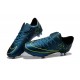 Chaussures De Foot Hommes - Nike Mercurial Vapor X FG - Bleu Noir Volt