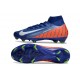 Nike Mercurial Superfly X Elite FG Bleu Orange Blanc