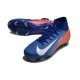 Nike Mercurial Superfly X Elite FG Bleu Orange Blanc