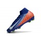 Nike Mercurial Superfly X Elite FG Bleu Orange Blanc