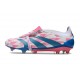 adidas Predator Elite Foldover Tongue FG Blanc Ftwr Bleu Solaire Rose