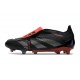 adidas Predator Elite Foldover Tongue FG Noir Gris Quatre Rouge Lucide