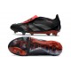 adidas Predator Elite Foldover Tongue FG Noir Gris Quatre Rouge Lucide