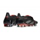 adidas Predator Elite Foldover Tongue FG Noir Gris Quatre Rouge Lucide