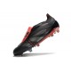 adidas Predator Elite Foldover Tongue FG Noir Gris Quatre Rouge Lucide