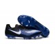 Chaussures De Football - Nike Magista Opus II FG - Bleu Noir Blanc