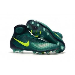 Chaussures de football - Nouveau Nike - Magista Obra II FG Turquoise Rio Volt Obsidienne Jade