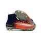 2017 Chaussures de Football Nike Mercurial Superfly V FG - Orange Jaune Argent