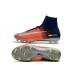 2017 Chaussures de Football Nike Mercurial Superfly V FG - Orange Jaune Argent