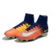 2017 Chaussures de Football Nike Mercurial Superfly V FG - Orange Jaune Argent