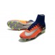 2017 Chaussures de Football Nike Mercurial Superfly V FG - Orange Jaune Argent