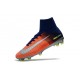 2017 Chaussures de Football Nike Mercurial Superfly V FG - Orange Jaune Argent