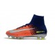 2017 Chaussures de Football Nike Mercurial Superfly V FG - Orange Jaune Argent