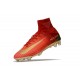 Chaussures de Foot Pas Cher Nike Mercurial Superfly V FG - Rouge Or