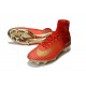 Chaussures de Foot Pas Cher Nike Mercurial Superfly V FG - Rouge Or