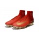 Chaussures de Foot Pas Cher Nike Mercurial Superfly V FG - Rouge Or