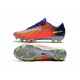 Nouveau Chaussures de Foot Nike Mercurial Vapor 11 FG Bleu Royal Chrome Carmin